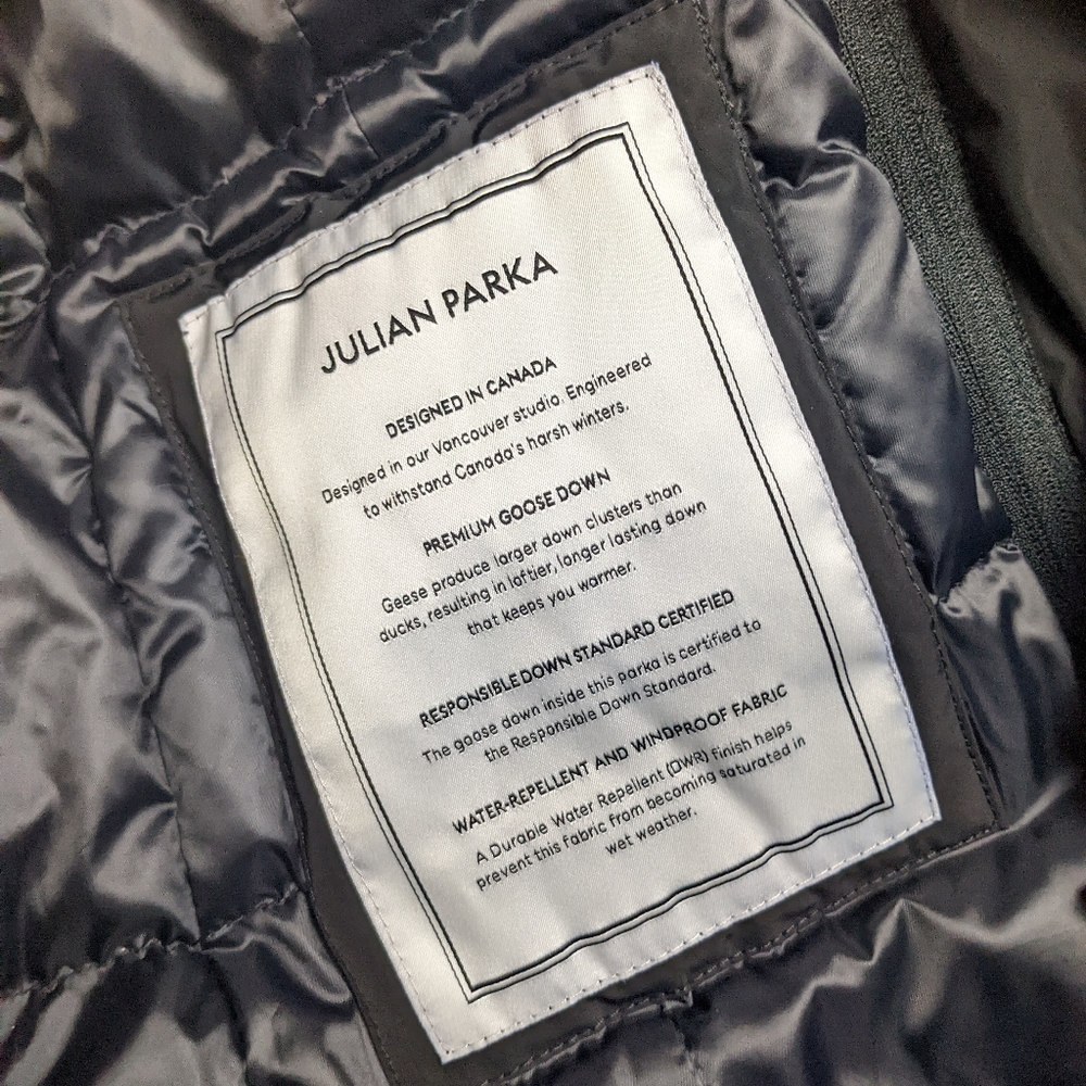 Aritzia Babaton Julian Parka Black Size Small - Picture 7 of 10